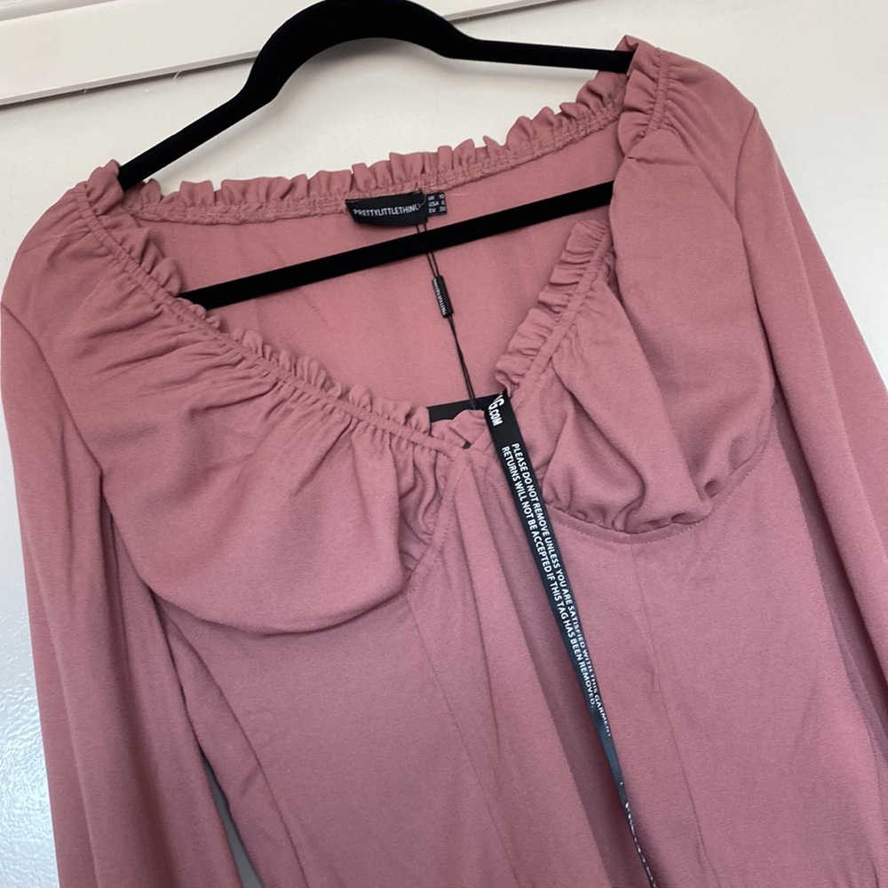 PLT mauve bodysuit